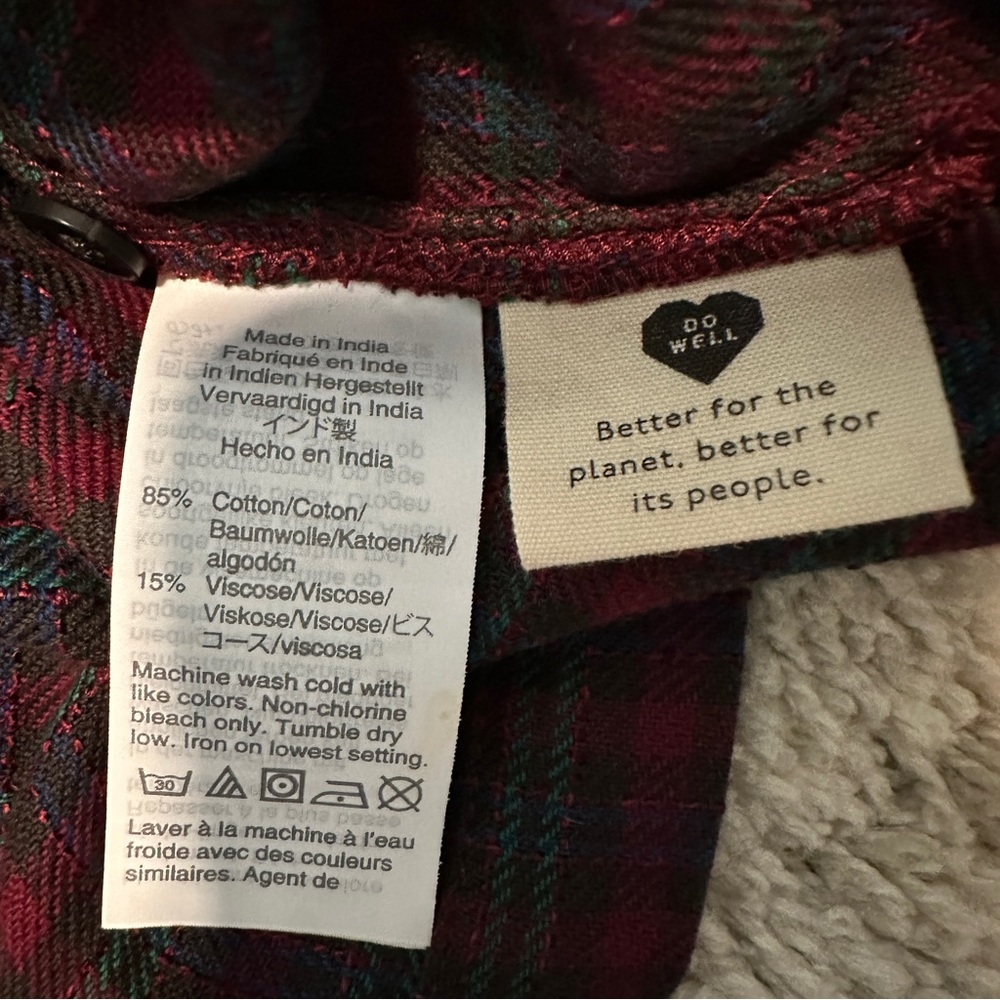 Madewell Plaid Shirt Size Medium - Picture 9 of 9